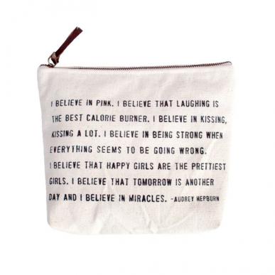 I Believe In Pink Wash Bag