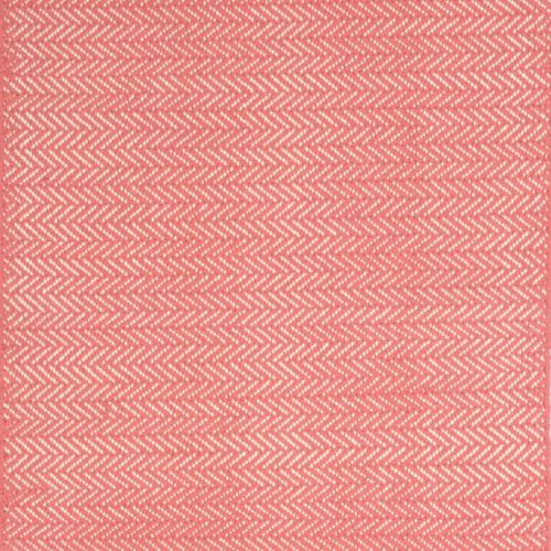 Dash & Albert Herringbone Coral Rug