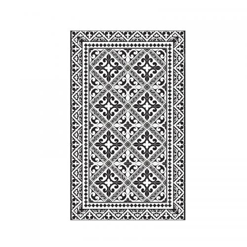 Victorian Monochrome Tile Mat
